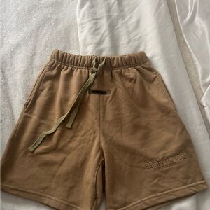 Essentials Men's Tan Athletic Shorts